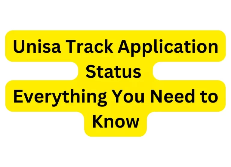 Unisa Track Application Status: Everything You Need to Know